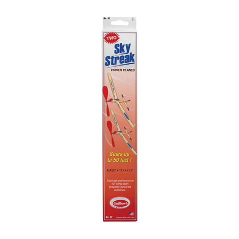 Sky Streak Balsa Wd Plane 2 Pk
