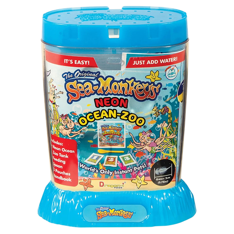 The Original Sea-Monkeys Neon Ocean Zoo Toy & Game Kit