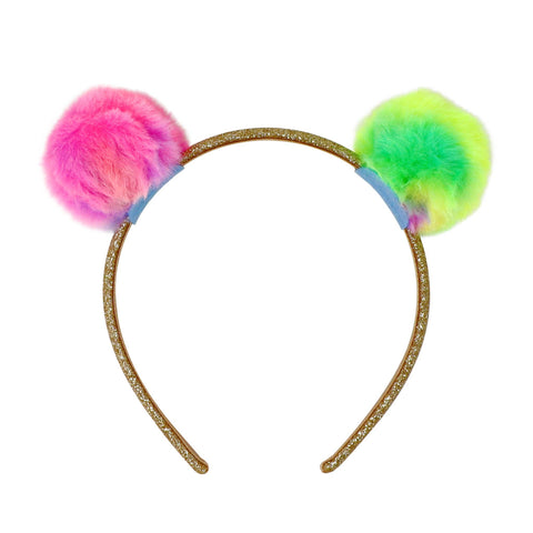 Pink Poppy’s Twin Fluffy Pom Pom Headband