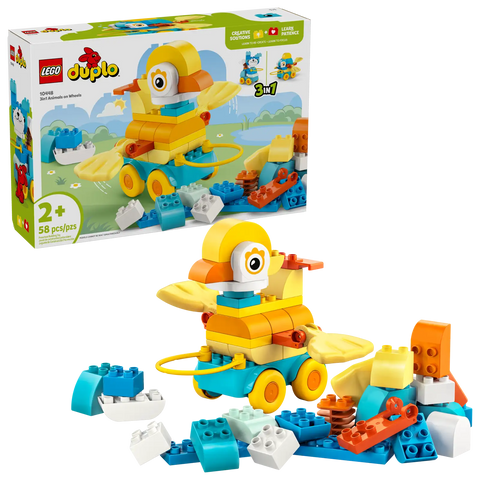 LEGO DUPLO Town 3in1 Animals on Wheels 10448