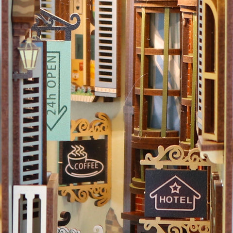 Hands Craft DIY Miniature House Book Nook Kit: Travel in Venice