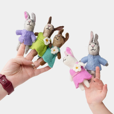 The Winding Road Finger Puppets - Bunny