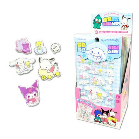 Lucia's K-Wonderland Sanrio Super Soft Deco Big size Stickers 6Type 1BOX