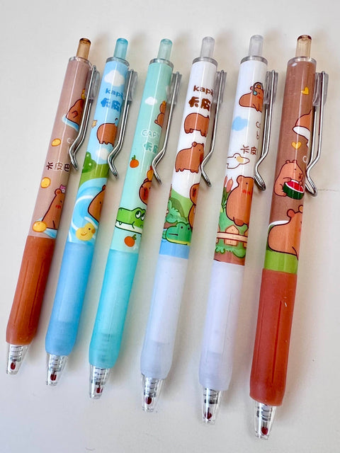 22681 Capybara Blind Box Gel Pen Vol.3