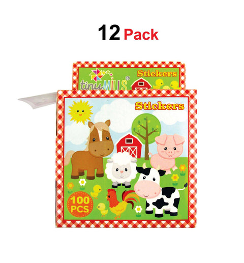 Farm Stickers 100 Sticker Roll