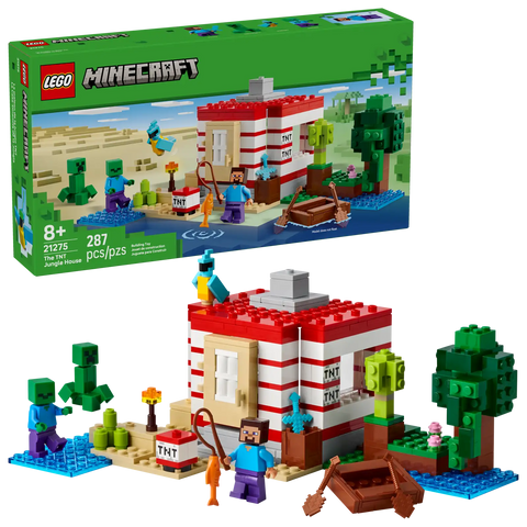 LEGO Minecraft The TNT Jungle House 21275