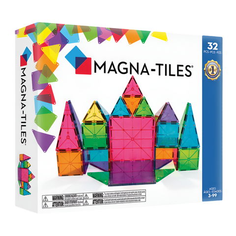 MAGNA-TILES® Classic 32-Piece Set