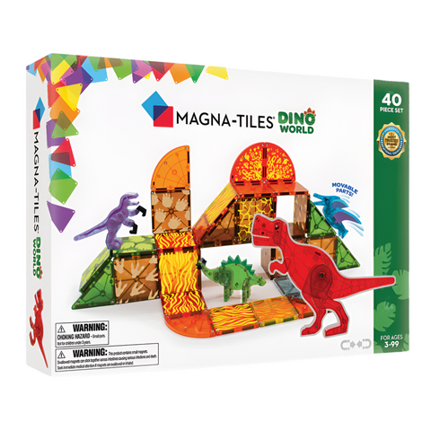 MAGNA-TILES® Dino World 40-Piece Set