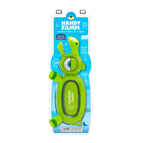 Handy Famm: Children's Stem Starter Wrench - Hippopotamus - "Chomp"