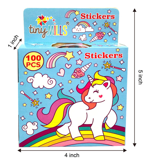 Unicorn Stickers 100 Sticker Roll