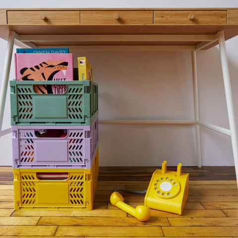 3 Sprouts Modern Folding Crate - Large