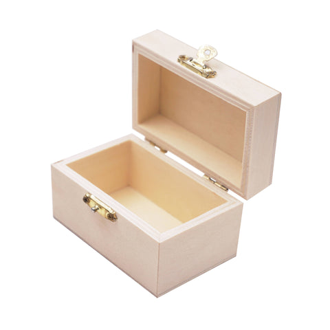 Angels Craft Flat Top Wooden Treasure Box