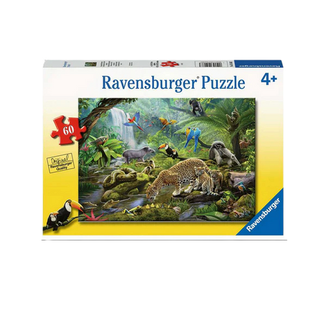 Ravensburger Rainforest Animals 60 Pc Puzzle