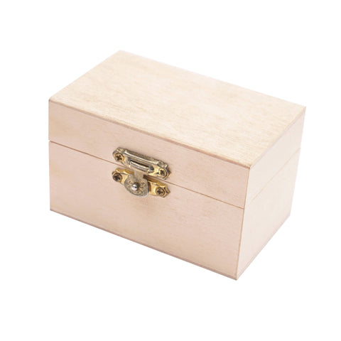 Angels Craft Flat Top Wooden Treasure Box