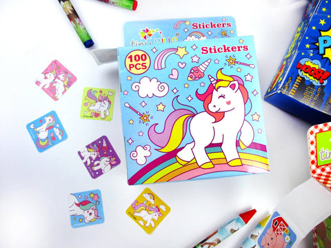 Unicorn Stickers 100 Sticker Roll