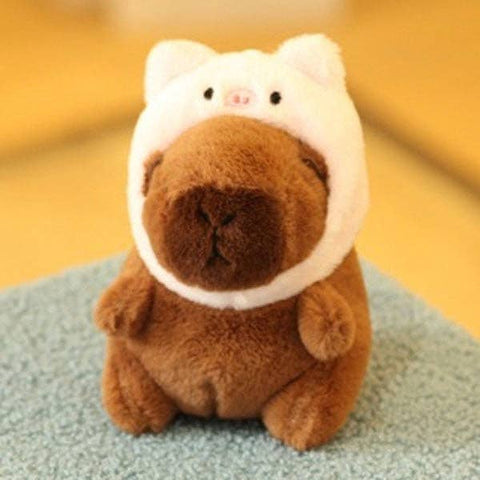 Capybara in a Piggy Hat 9" Kawaii Plush