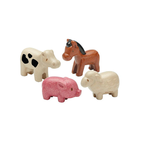 Plan Toys Farm Animal Play Set