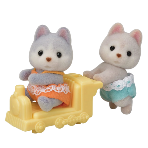 Calico Critters Husky Twins