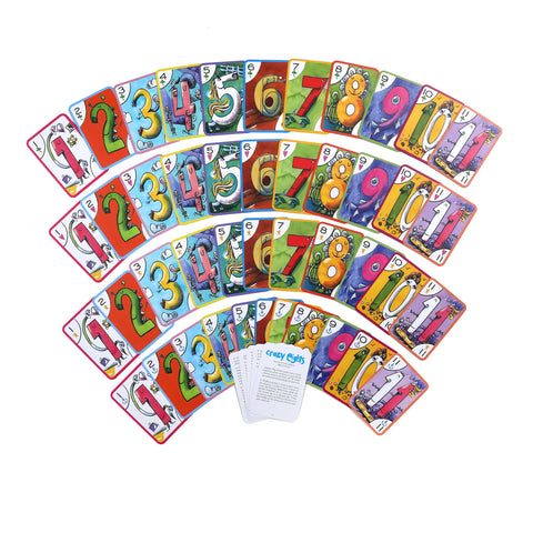 eeBoo Crazy Eights Playing Cards