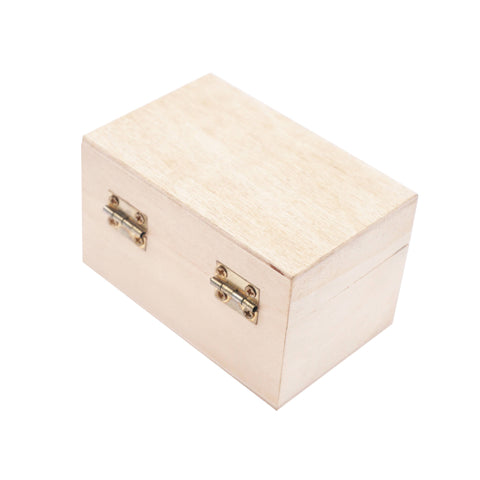 Angels Craft Flat Top Wooden Treasure Box
