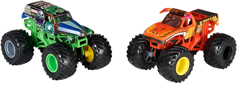Monster Jam, Official 1:64 Scale Die-Cast Monster Trucks 2-Pack