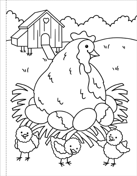 My First Coloring Book! On the Farm!