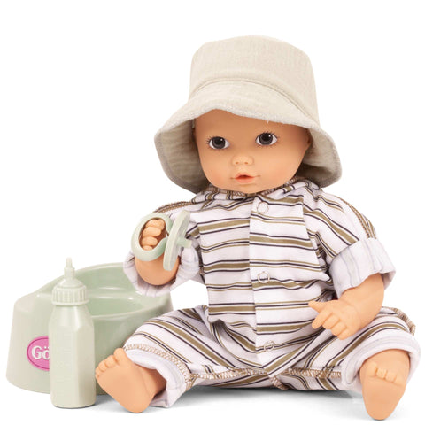 Gotz Aquini Girl Urban Stripes 13" Baby Doll Waterproof