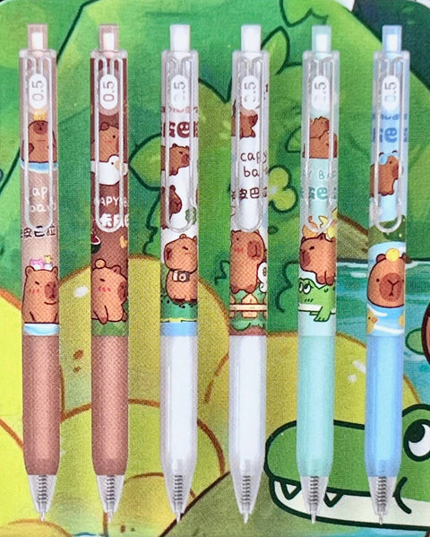 22681 Capybara Blind Box Gel Pen Vol.3