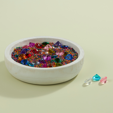 Rainbow Acrylic Gemstone