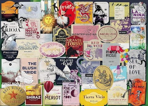 Wine Labels 1000pc Puzzle