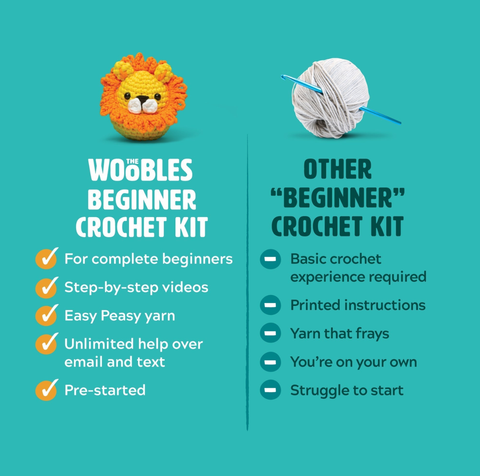 The Woobles Hello Kitty® Beginner Crochet Kit