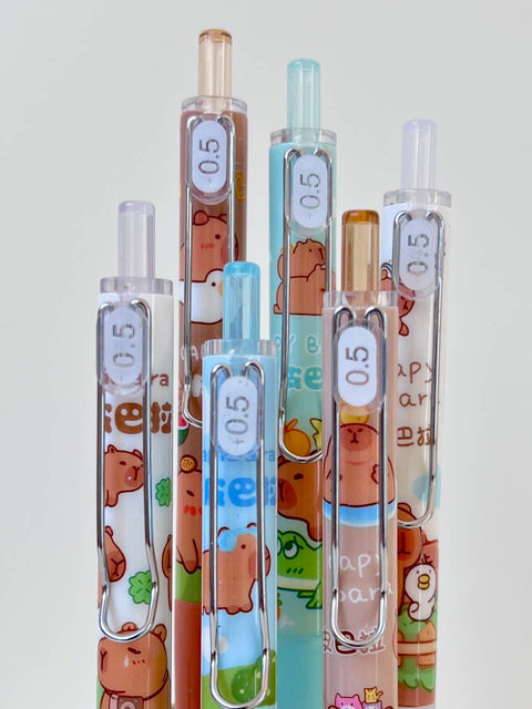 22681 Capybara Blind Box Gel Pen Vol.3