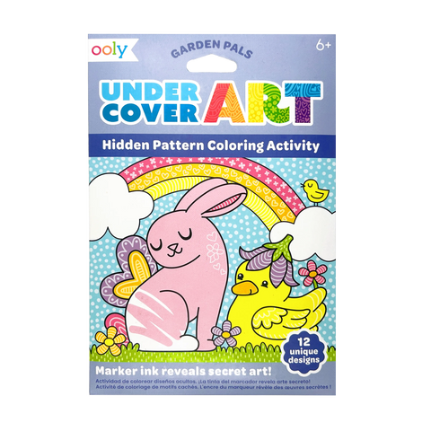 Ooly Undercover Art Hidden Patterns Color Activity - Garden Pals
