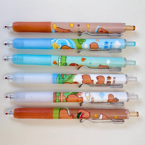 22681 Capybara Blind Box Gel Pen Vol.3