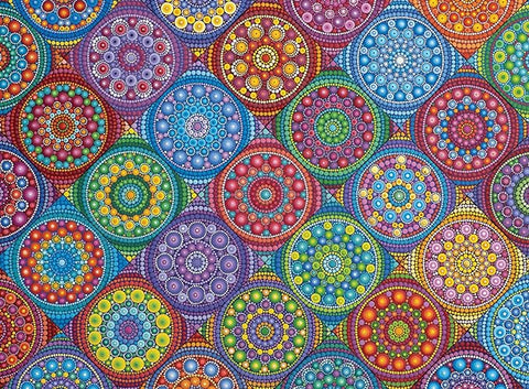 Ravensburger Elspeth McLean: Magnificent Mandalas 500 Pc Puzzle