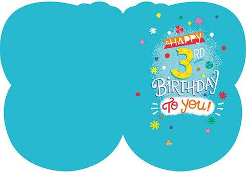 3rd Birthday Foil Card