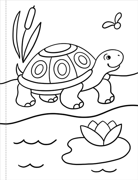My First Coloring Book: Animals