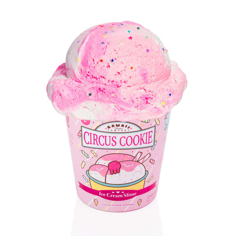 The Kawaii Company Circus Cookie Scented Ice Cream Pint Slime