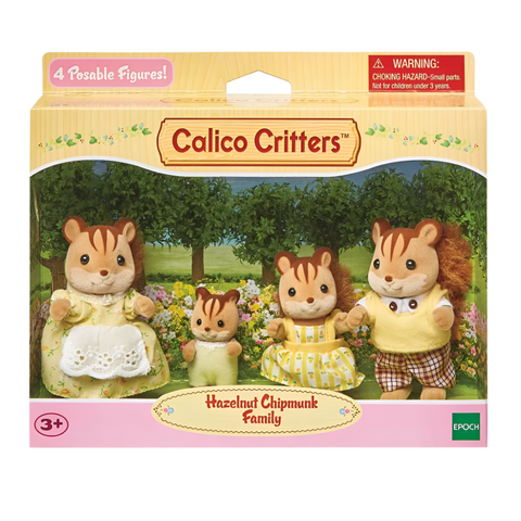 Calico Critters Chipmunk/Squirrel Family