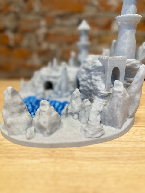 Ruby's Dragon Custom Rock Castle