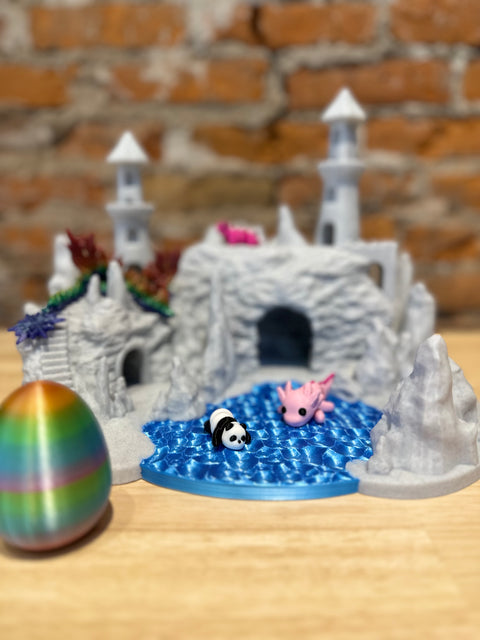 Ruby's Dragon Custom Rock Castle
