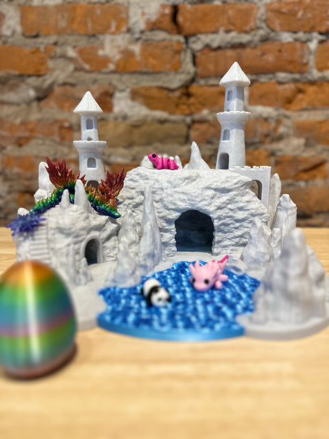 Ruby's Dragon Custom Rock Castle