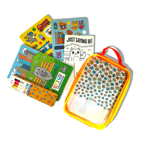 Ooly Let's Go!: Activity & Coloring Kit - Kitty In The City