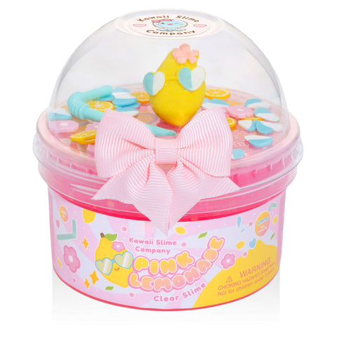 The Kawaii Company Pink Lemonade Clear Slime