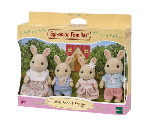 Calico Critters Milk Rabbit Family