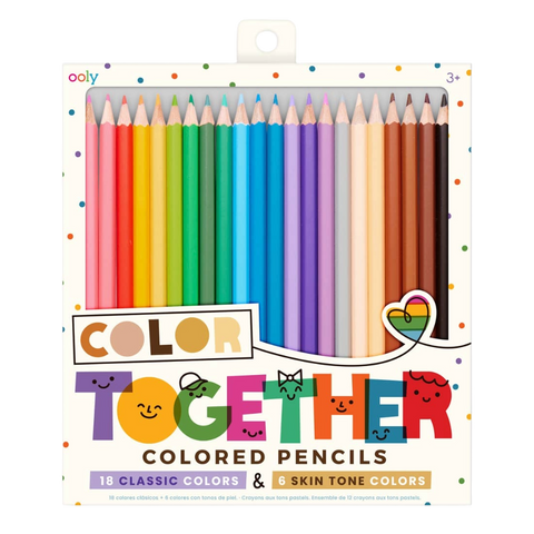 OOLY Color Together Colored Pencils - Set of 24