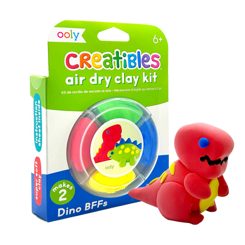 Ooly Creatibles D.I.Y. Air-Dry Clay Kit: Dino. BFFs (Set of 4)