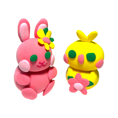 Ooly Creatibles Air Dry Clay Kit - Garden Pals BFFs