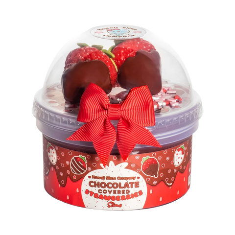 The Kawaii Company Chocolate Covered Strawberries Glossy Slime