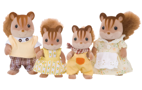 Calico Critters Chipmunk/Squirrel Family
